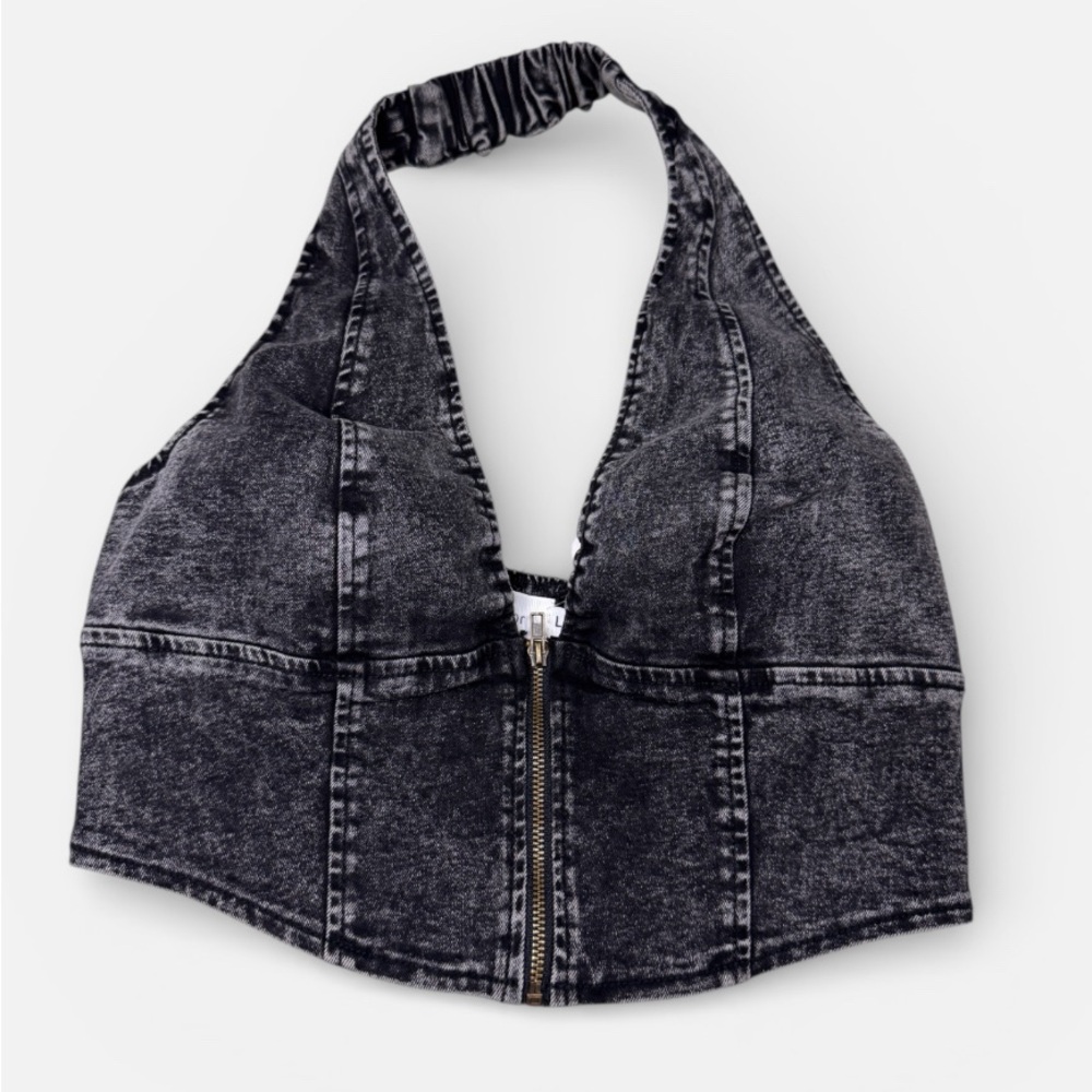Windsor Charcoal Halter Top